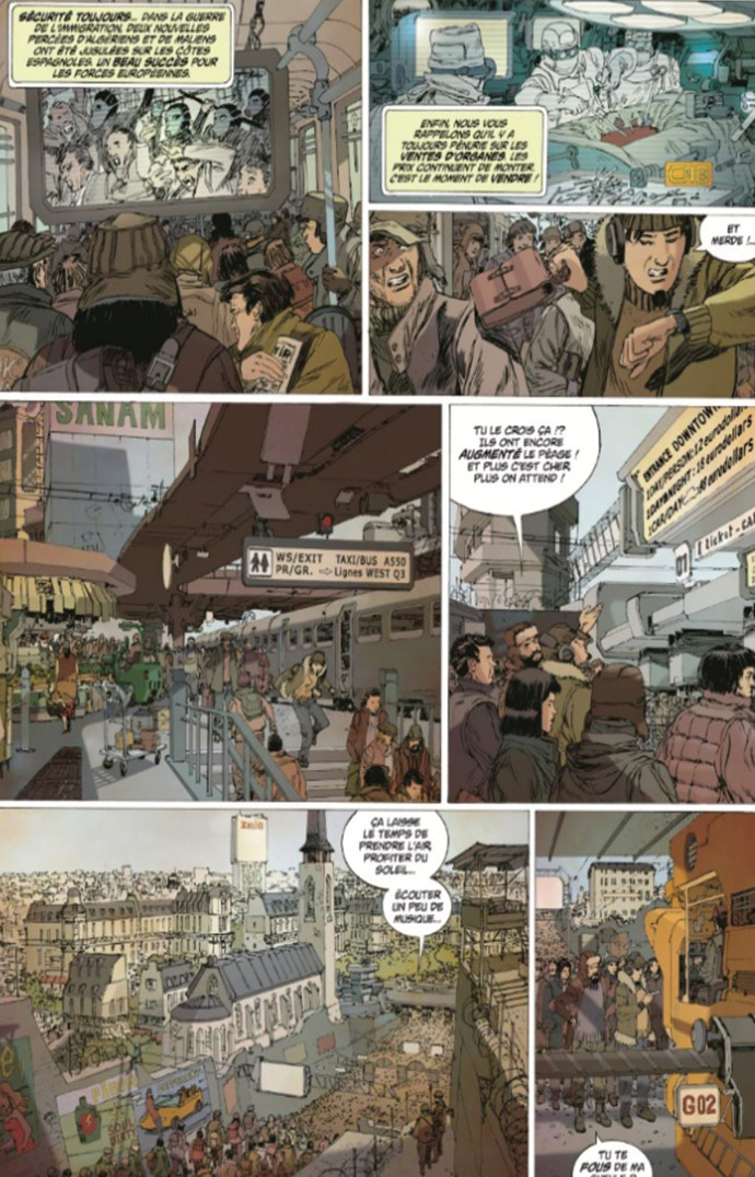 HSE ( Human Stock Exchange) publié aux éditions Dargaud, 13.90 euros.