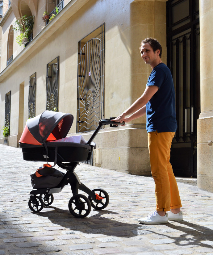 On bat le pavé dans les rues du 5ème arrondissement avec la poussette Xplory