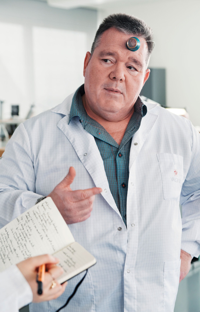Patrick Mosser, le chef d’atelier.