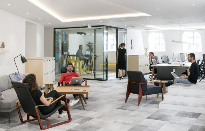 Airbnb présente ses nouveaux bureaux design à Paris