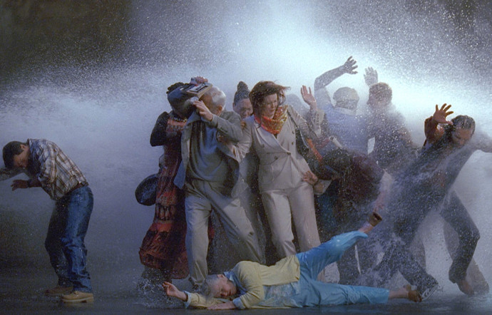 Tempest (Study for The Raft), Bill Viola, off site Museo di Santa Maria Novella.