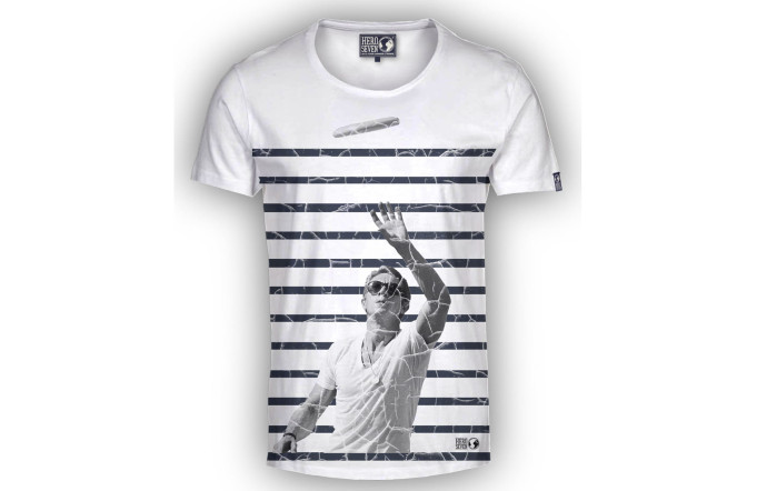 Le nouvelle collection de t-shirts Hero Seven reproduit un décor vintage.