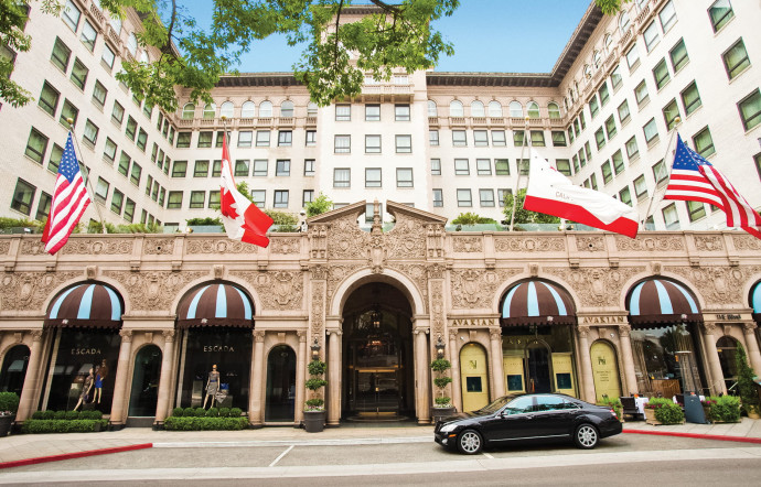 L'imposant Beverly Wilshire, du groupe Four Seasons.