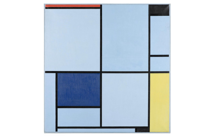 « Painting I », Huile sur toile, Piet Mondrian, 1921.