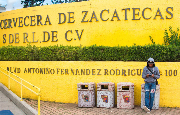 Fabrique Grupo Modelo, Zacatecas, Mexique