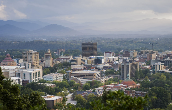 Asheville, Carolina du Nord.