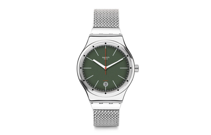 Avec la très casual « System Kaki », Swatch a repensé la montre automatique.