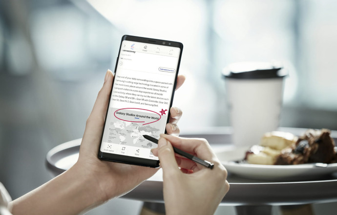 Le stylet intelligent qui a fait le succès de la gamme Galaxy Note.