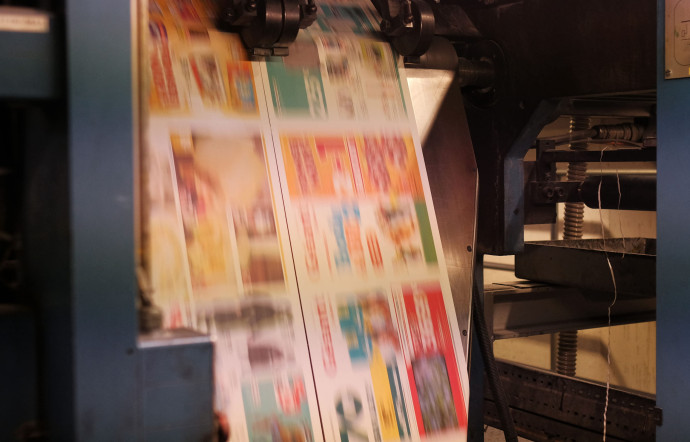 Rotatives, qui se trouvent au sous-sol du journal.