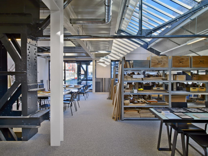 Les intérieurs de la Manufacture Design, à Saint-Ouen.