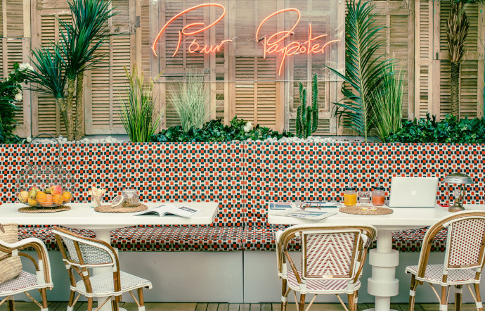 Le patio.
