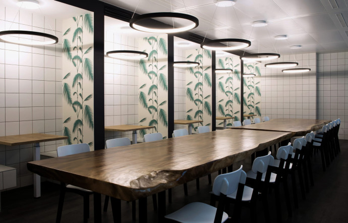 Le bistrot du Kwerk Haussmann.