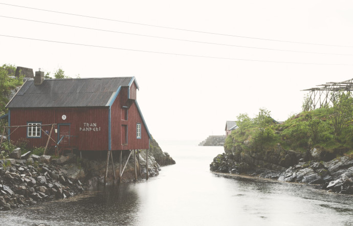 Le village de A (on prononce «ô»), à la pointe australe de l’archipel des Lofoten.