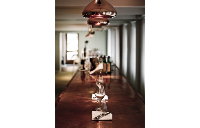 De la bonne cuisine et une déco sans fioriture chez Vollmers, Malmö.