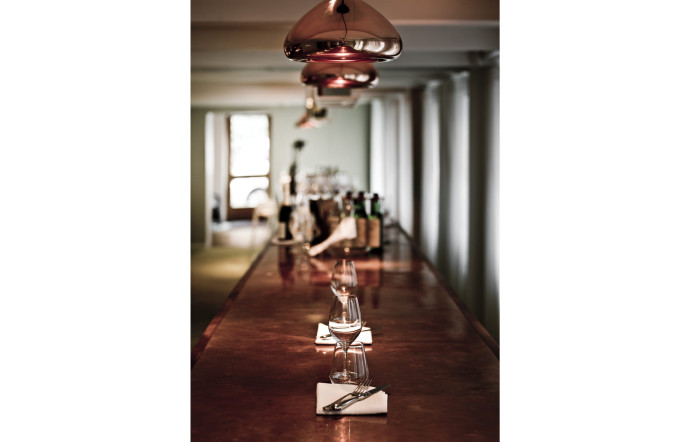 De la bonne cuisine et une déco sans fioriture chez Vollmers, Malmö.