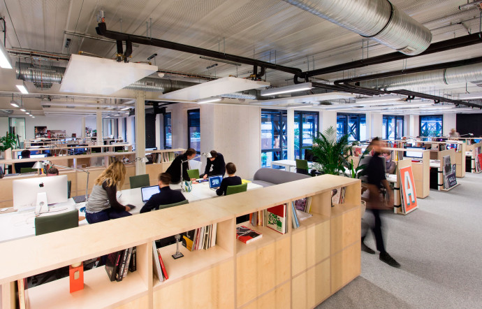 78 % des collaborateurs de Saguez & Parteners considèrent que ce nouvel environnement de travail les aide à se sentir plus collaboratifs.