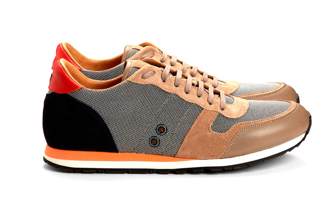 Baskets Urban Viking Sneakers, Ron Dorff, 275 € (édition limitée à 100 paires, en vente dans les boutiques de la marque à Paris et Londres).