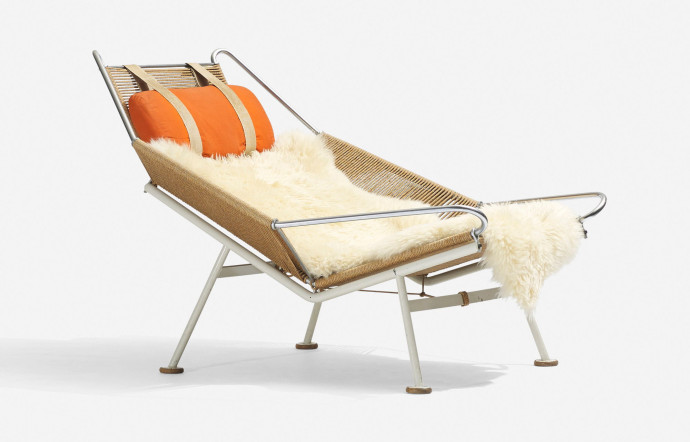 La Flag Haylard Lounge Chair de l’éditeur PP Mobler.