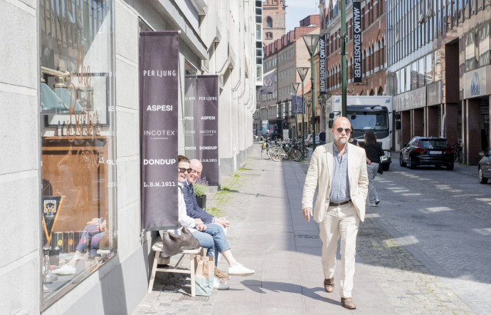 Södergatan Street, centre-ville de Malmö.