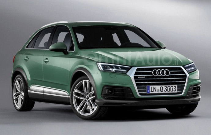 L’Audi Q3 II, prévu pour 2018, 31 000 €.