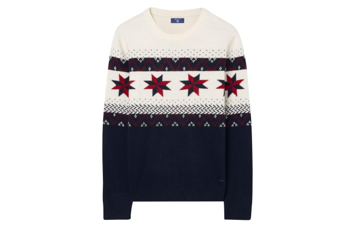 Pull en laine mérinos, Gant.