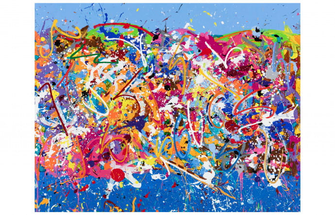 Stay Down Come Up, de JonOne, 2017.