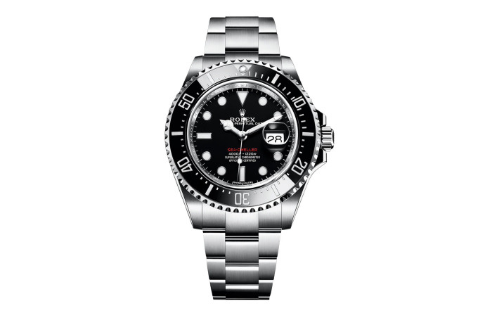 Cadran noir : l’Oyster Perpetual Sea-Dweller de Rolex, 10 400 €.