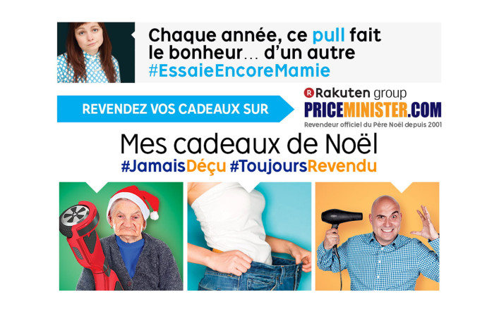 Les célèbres affiches de Priceminister.