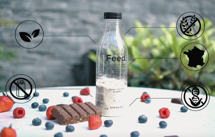 Les repas Feed. sont végan, sans gluten, sans lactose, contiennent 100 % des apports nutritifs nécessaires et sont fabriqués en France.