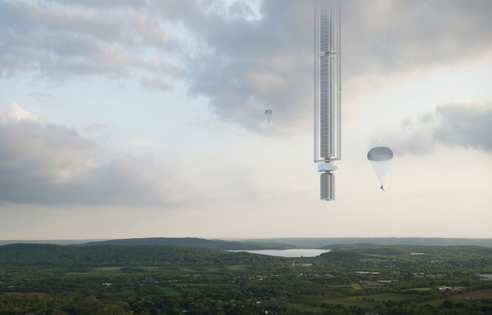 Un parachute serait nécessaire pour redescendre sur Terre.