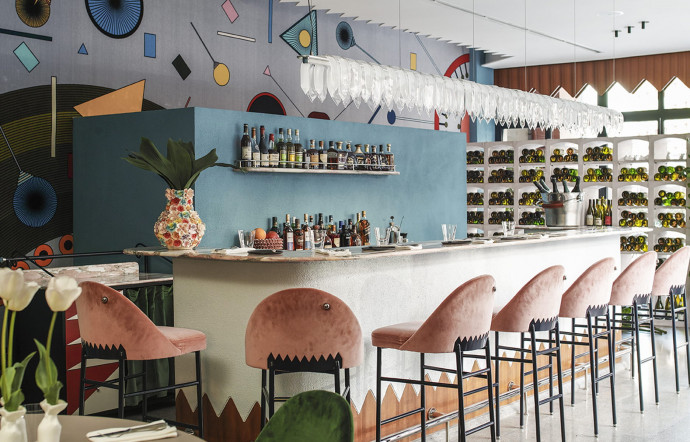 Le restaurant Kaléo, à Beyrouth aménagé par le studio David/Nicolas.