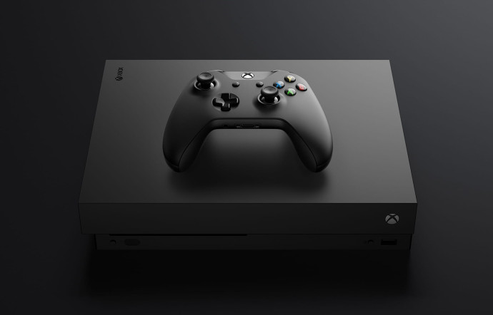 XBox One X, Microsoft.