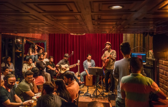 The Piano Man Jazz Club, Delhi.