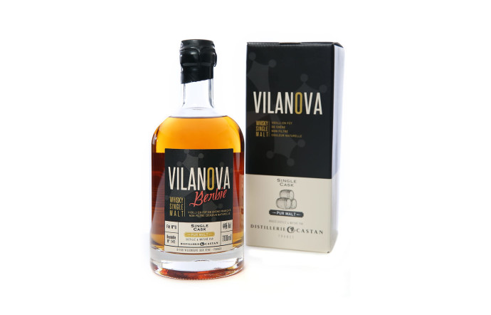 Le whiskie Vilanova Berbie, 64 €.