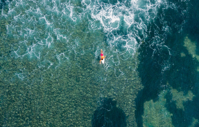 Un « dronie » pris avec le Mavic Air.