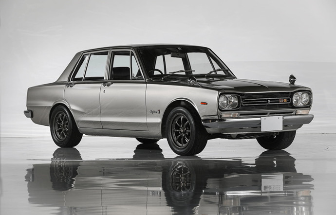 Nissan Skyline GT-R, quatre portes, 1969.