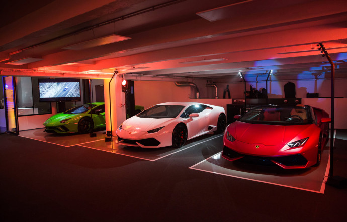 Le nouveau point de vente Lamborghini d’Ile-de-France, à Puteaux (92).