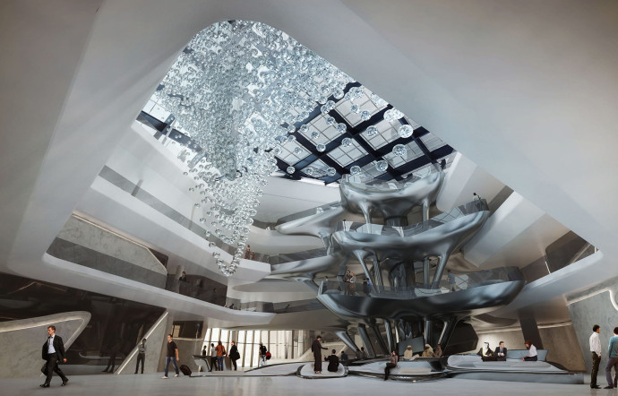 L’entrée sud du futur ME Dubaï.