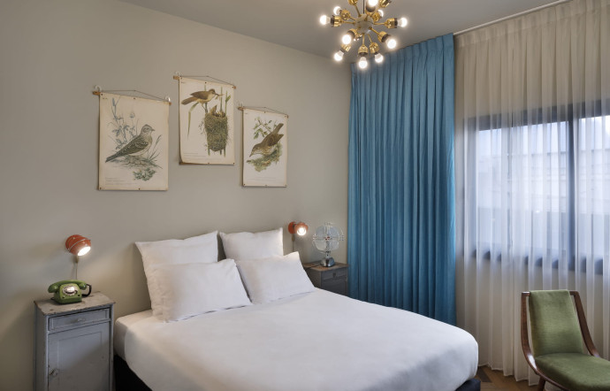 L’une des 35 chambres du Dave, dernier-né des Brown Hotels à Tel Aviv.