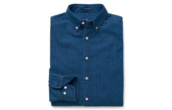 Bio Indigo Chambray, Gant Beacons Project, 159 €.