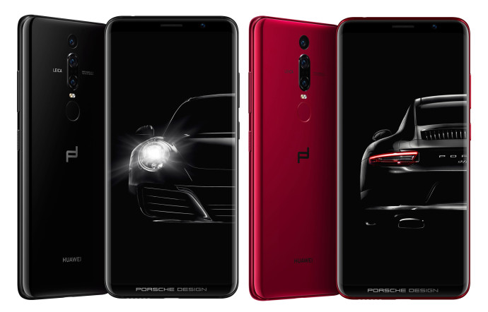 Huawei a profité de l’événement pour présenter la version Porsche Design du Mate RS.