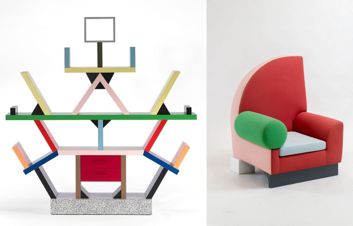 Carlton, Ettore Sottsass (1981) et Bel Air, Peter Shire (1984).