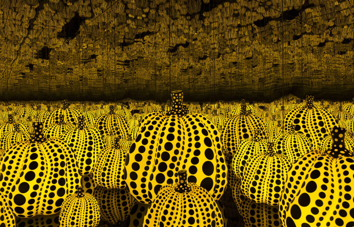 La rétrospective Yayoi Kusama au musée The Broad, à Los Angeles. Infinity Mirrors.