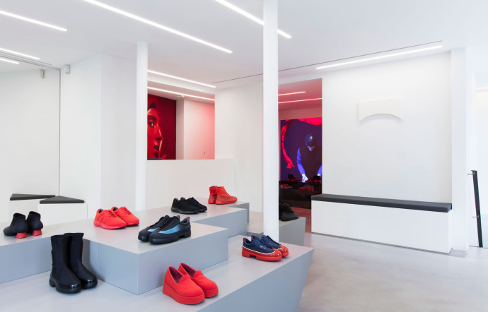La nouvelle boutique Camperlab, à Paris.
