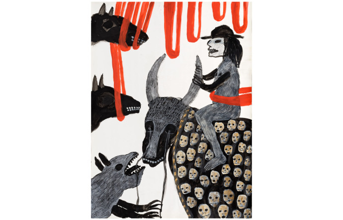 Artistes suisses contemporains : oeuvre de Annette Barcelo, galerie Anne de Villepoix (Paris).
