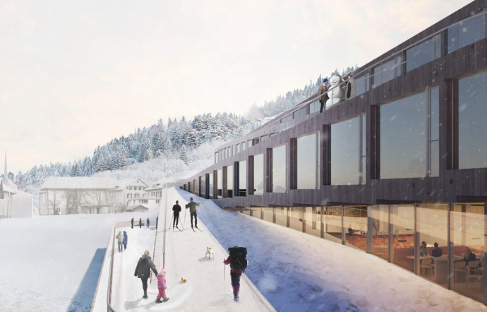 Le futur Hôtel des Horlogers d’ Audemars Piguet, imaginé par BIG.