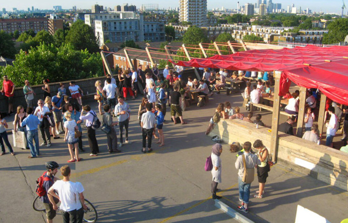 Le Frank’s, l’un des nos rooftops favoris à Londres.