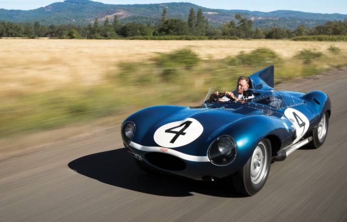 La Jaguar Type D, victorieuse en 1956 et symbole de l’hégémonie anglaise de l’époque.