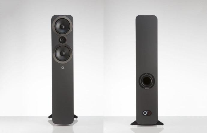 Q 3050i, basses 2x 165 mm, aigus 22 mm, sensibilité 91 dB, 799 €.