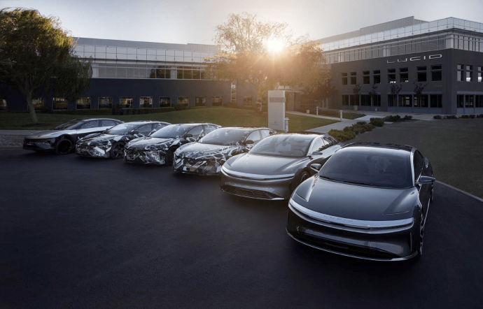 Le nouveau QG de Lucid Motors à Newark.